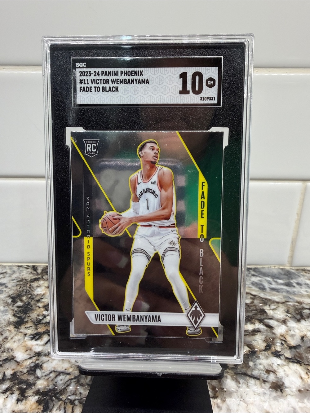 Victor Wembanyama 2023-24 Panini Phoenix Rookie Card - Gem Mint 10